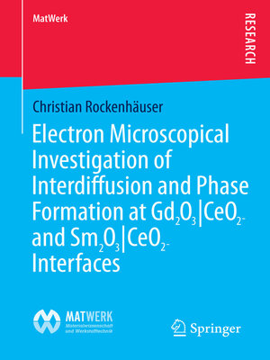 cover image of Electron Microscopical Investigation of Interdiffusion and Phase Formation at Gd2O3/CeO2- and Sm2O3/CeO2-Interfaces